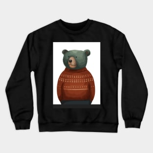 Bear in Winter Pullover Crewneck Sweatshirt